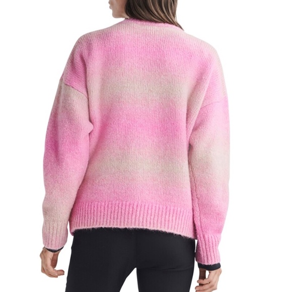 Rag & Bone Pink Alpaca Ombre Stripe 'Holly" Sweater - Picture 2 of 7
